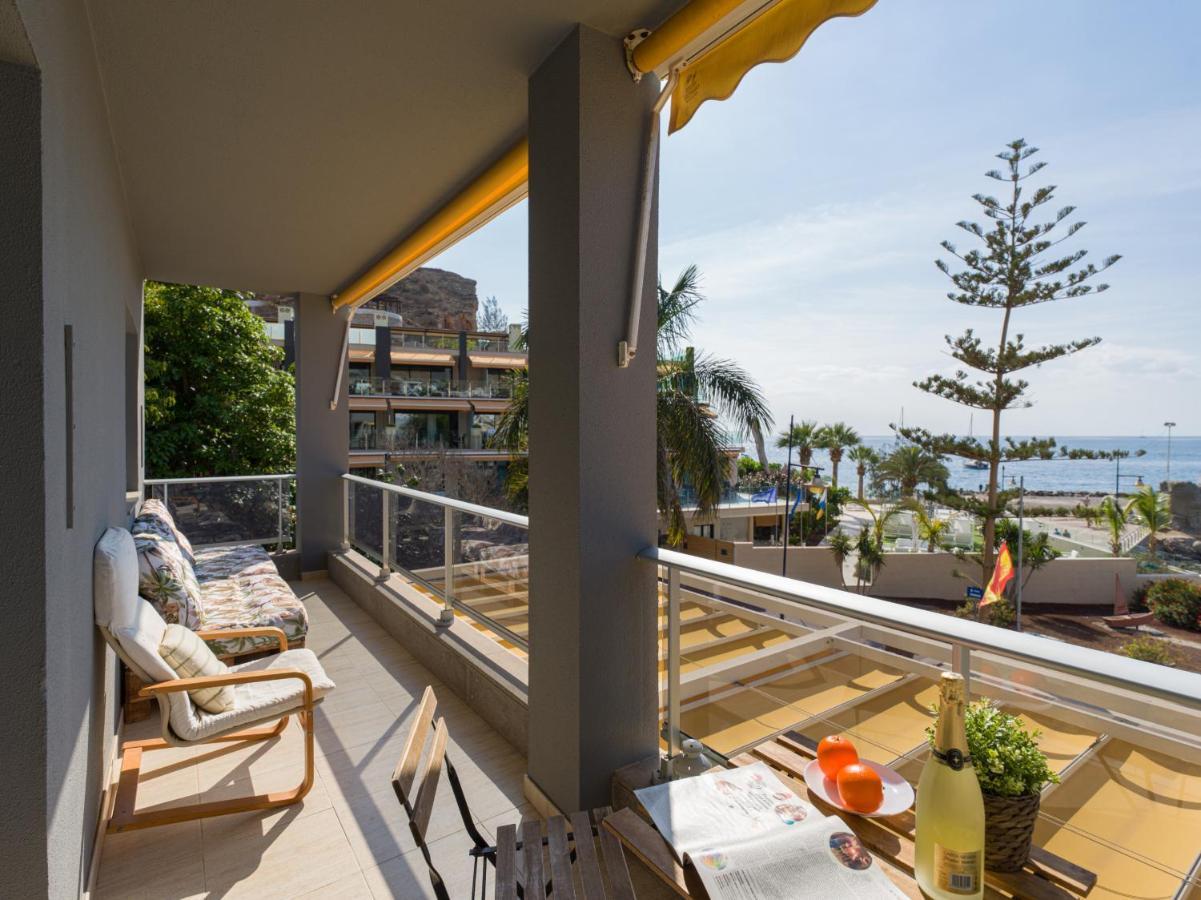 First Line Mogan Beach - Parking Free 外观 照片